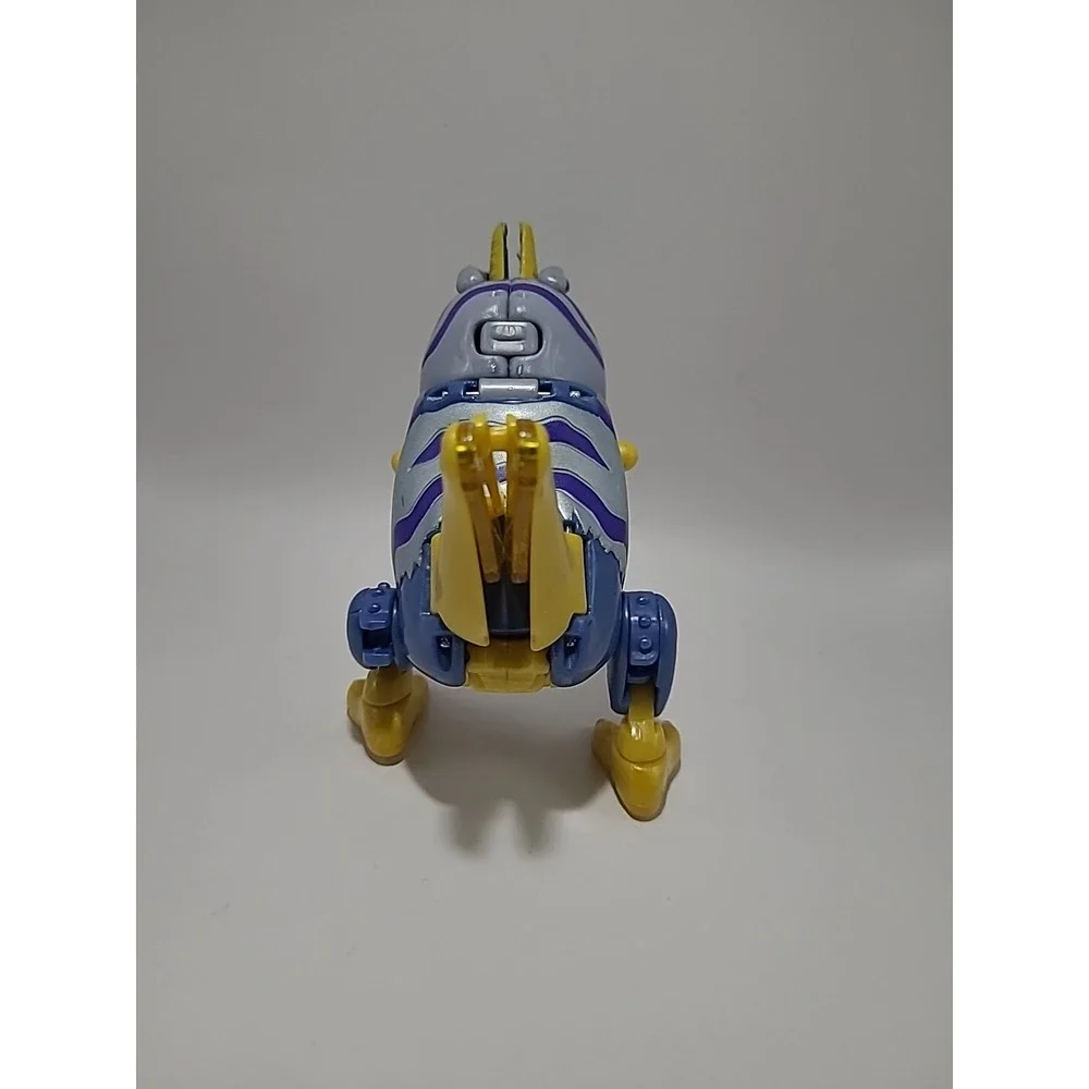 Vtg DIGIMON Digivolving Metal Garurumon digivolves to Gabumon Digimon 90%‎